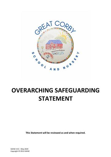 Overarching Safeguarding Statement